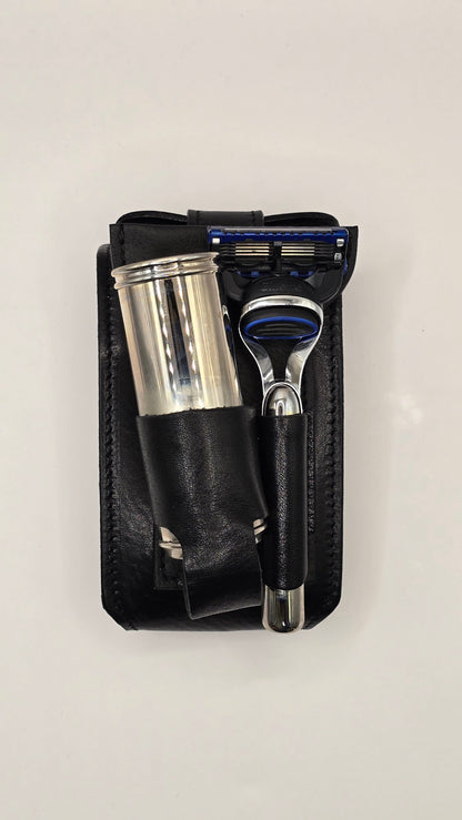 Il Ceppo Fusion Travel 2pc Shave Set Black