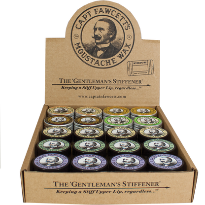 Captain Fawcett's Moustache Wax Bundle, Mustache Wax