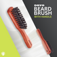 DV-31061 Beard Brush with Handle, Beard brushes, pear wood and boar bristles