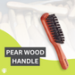 DV-31061 Beard Brush with Handle, Beard brushes, pear wood and boar bristles