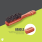 DV-31061 Beard Brush with Handle, Beard brushes, pear wood and boar bristles