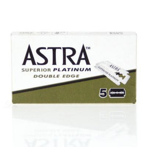 Astra Double Edge Razor Blade/ 20 Packs of 5(Green)