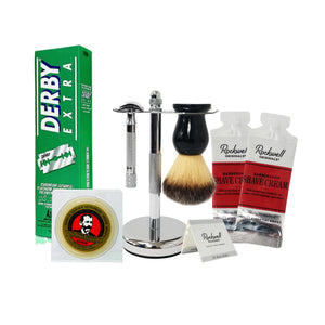 6pc SHAVING KIT WITH MERKUR 15C