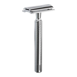 Dovo Prima II Safety Razors Zinc die casting, brass wide cross pattern