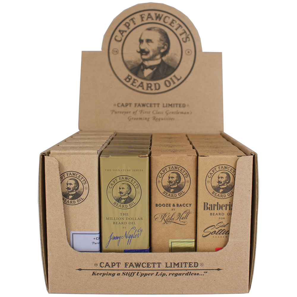 Captain Fawcett's Beard Oil Set Bundle, Beard Oil