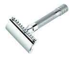 Merkur 33C Double Edge Safety Razor, Straight Cut, Chrome, Double Edge Safety Razors