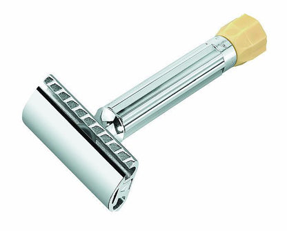 Merkur Progress Standard Handle Adjustable Double Edge Safety Razor Safety Razor, Chrome, Double Edge Safety Razors