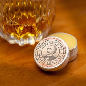 Captain Fawcett's Speyside Whisky Stiffner Moustache Wax (15ml/0.5fl.oz)