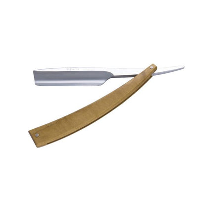 DV-8009142, Dovo Straight Razor EDO, 5/8”, carbon, 1/1 full hollow, Ultra compressed maple wood